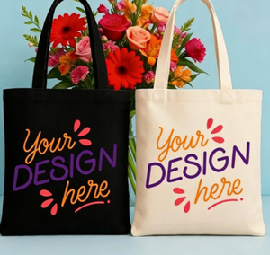 Bolsa de Lona de Algodón Personalizable al por Mayor con Patrón de Letras y Correa para el Hombro, Lista para Enviar, para Compras y DIY - Product Image 4