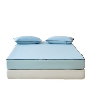 Ocean Cloud <b>Silk</b> Soft Cooling Mat 3-Piece Set 180x200cm Hand Wash Class A Ice <b>Silk</b> Bedding - Product Image 4