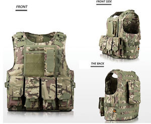 Léger Oxford mode tactique gilet étanche CS extérieur Camouflage personne réelle carte d'insertion Anti-crevaison costume fermeture éclair - Product Image 4