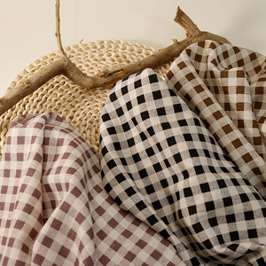 Tissu en <span class=keywords><strong>lin</strong></span> personnalisé, tissu en <span class=keywords><strong>lin</strong></span> respirant, textile <span class=keywords><strong>naturel</strong></span>, motifs colorés, motifs rayés et motifs à carreaux en <span class=keywords><strong>lin</strong></span> - Product Image 1