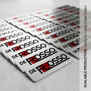 Plaques signalétiques métalliques personnalisées <span class=keywords><strong>pour</strong></span> l'identité de marque, plaques signalétiques avec logo <span class=keywords><strong>pour</strong></span> portes, salles de bain, appareils de <span class=keywords><strong>cuisine</strong></span>, machines et produits ménagers - Product Image 5