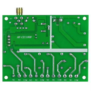 Thông minh nhiều DC 12V 24V 36V 10A 433Mhz 4 KÊNH không dây Relay RF điều khiển từ xa chuyển đổi Receiver + 4CH kim loại Transmitter - Product Image 6