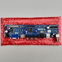 Prix moins cher V59.031 led TV carte mère universelle 14-32 pouces petite taille LED tv pcb cartes pour réparation et assemblage TV