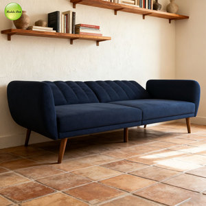 Canapé <span class=keywords><strong>2</strong></span> places minimaliste pour petit espace, mobilier de salon, canapé-<span class=keywords><strong>lit</strong></span> <span class=keywords><strong>pliant</strong></span> en tissu, pieds en bois, causeuse convertible 1888 - Product Image 5