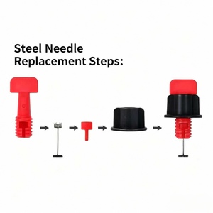 CHEVALIEROUS Aiguilles en acier dur antirouille, plusieurs tailles, pièces <span class=keywords><strong>de</strong></span> rechange pour niveleurs <span class=keywords><strong>de</strong></span> carreaux réutilisables à clip en T - Product Image 3