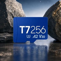 Carte mémoire T7 128 Go 256 Go 512 Go TF U3 A2 V30 étanche et résistante aux chutes XC pour appareil photo, téléphone, vidéo 4K