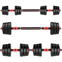 Équipement de fitness à domicile, haltères réglables, barres de musculation, multi-usages