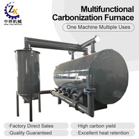 Machine d'emballage automatique de charbon de bois, machine à briquettes, four moderne de biochar pour le traitement du sciure de bois