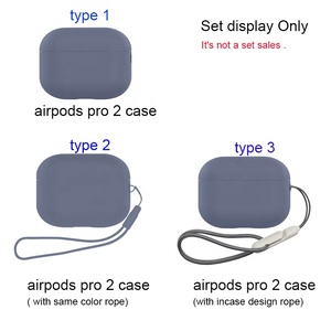 สำหรับ <span class=keywords><strong>airpods</strong></span> Pro <span class=keywords><strong>เคส</strong></span>ป้องกันพร้อมสายคล้อง<span class=keywords><strong>เคส</strong></span>ซิลิโคนนิ่มเคสหูฟังไร้สายสำหรับ <span class=keywords><strong>airpods</strong></span> Pro 2 - Product Image 5