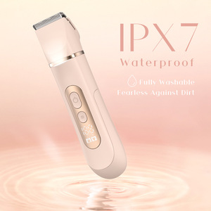 Depiladora eléctrica 5 en 1 para axilas, bikini, nariz y cuerpo, con carga tipo C, resistente al agua IPX7, color rosa - Product Image 2