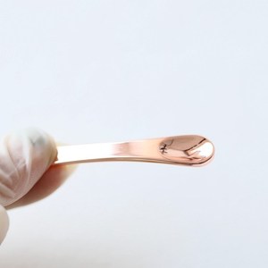 Rose Gold <b>Mini</b> Metal Cosmetic Spatula Face Cream Spoon Makeup Applicator Beauty Mask Skin Care Tool - Product Image 4