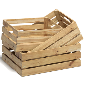 new arrivals Hot Sale Gift Customized Home Decor Rustic Wood Crates Pallet Large Wood Crate wooden crates
