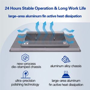 19 pollici IP65 robusto Touchscreen industriale integrato All-In-One Tablet PC Windows/Linux Linux sistema operativo per uso industriale - Product Image 4