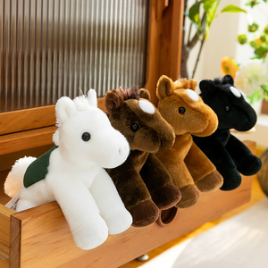 <span class=keywords><strong>Peluche</strong></span> a forma di cavallo, morbido <span class=keywords><strong>peluche</strong></span> a forma di pony, animale di <span class=keywords><strong>peluche</strong></span> per bambini, regalo, vendita all'ingrosso, OEM - Product Image 2