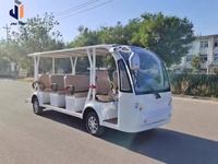 Voiturette de golf électrique 14 places pour le transport touristique commercial en station balnéaire, hôtel et zone touristique