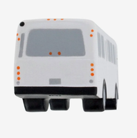 Pelota Antiestrés de Espuma PU con Forma de Autobús Metropolitano, Logotipo Personalizado, Juguete Promocional para Aliviar el Estrés, Regalo para Publicidad de Transporte
