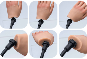 Mano de Silicona para Práctica de Uñas, Modelo Realista para Entrenamiento de Maquillaje y Arte de Uñas 2024 - Product Image 3