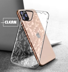 Super Lusso Diamante Del Modello TPU trasparente Posteriore Della Cassa Del Telefono per il <span class=keywords><strong>iphone</strong></span> <span class=keywords><strong>11</strong></span> 5.8 6.1 6.5 <span class=keywords><strong>pollici</strong></span> - Product Image 1