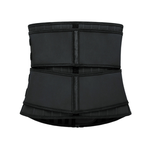 Private Label Women Bustiers Corset 25 Steel Bones <strong>Latex</strong> Adjustable Slimming Double Band Waist Trainers for <strong>Ladies</strong> - Product Image 4
