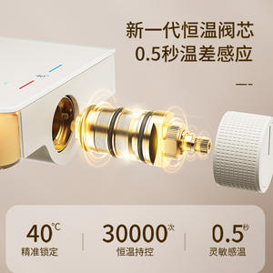 Egns Yingge ชุดฝักบัวมือถือสีขาวผิวด้านสเปรย์เอวแบบเรียบง่ายสวยงามพร้อมปืนสีเทาสำหรับใช้ในบ้าน - Product Image 6