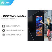 Layar LCD Ultra Lebar Terentang 37 Inci TFT Display Sistem Informasi Penumpang (PIS) Mendukung Kustomisasi