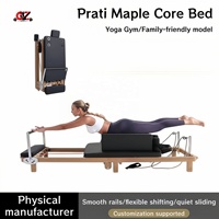 CZFIT Source Factory Reformer de Pilates en bois pliable, durable et multifonctionnel pour le yoga, le Pilates et l'exercice, pour la musculation et la salle de sport