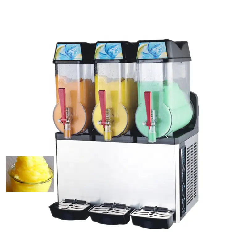 เครื่องทำน้ำสลัชเพื่อการค้าเครื่องทำฟองเครื่องดื่มแช่แข็งผลิตในประเทศจีน