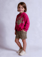 Sweat-shirt à col montant imprimé pois, ensembles assortis Maman et Moi, combinaison bulle oversize, hiver, 100% coton, anti-plis