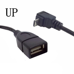 Adaptador Micro USB a USB de 90 Grados en Ángulo Recto, Cable de Datos OTG para Teléfono Móvil - Product Image 2