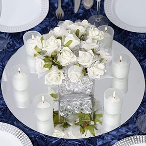 <span class=keywords><strong>Specchi</strong></span> per la decorazione della tavola di nozze dello specchio di vetro del cerchio rotondo di dimensioni personalizzate - Product Image 5