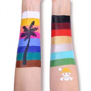 Safe Face Paint Kit Custom Logo Non Toxic Multi-Color Fancy Party <b>Makeup</b> Body Art Moq 100 Sets - Product Image 3