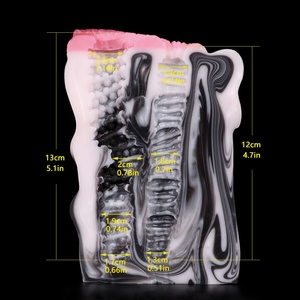 YOCY Cow's Vagina Male Masturbator Pocket Pussy Fantasy Vaginal Anal Dual Channel Cow Vaginal Animal Vagina Sex <b>Toys</b> <b>for</b> <b>Men</b> - Product Image 3