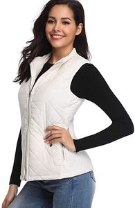2022 nouveau <span class=keywords><strong>pour</strong></span> Express européen américain femmes matelassé chaud acrylique polaire écologique gilet col rond fermeture éclair poche doux - Product Image 5
