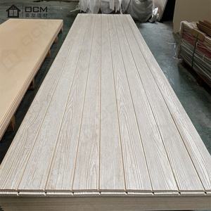 แผงซีเมนต์ร่องแนวตั้งเรียบแผงซีเมนต์ติดผนังภายในเพดานสร้างรูปลักษณ์ไร้รอยต่อพร้อมขอบปิดภาคเรียน - Product Image 6