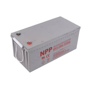 NPP Naipu مزود طاقة بدون صيانة حمض الرصاص مزود بشاشة EPS DC بطارية 12V200AH - Product Image 2