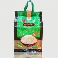 Sac d'emballage de riz basmati thaï imprimé personnalisé 10kg 15kg 20kg 30kg 50kg emballage en plastique de sac de riz vide tissé en PP laminé BOPP