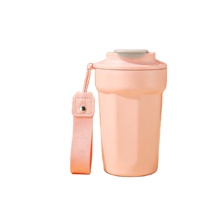 Botol Air Terisolasi Logo Kustom Model Baru, Mug Kopi Stainless Steel 450ml, Tumbler Kopi untuk Perjalanan