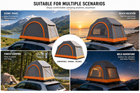 Tente de toit de voiture gonflable personnalisée en usine, imperméable, pliable, installation rapide, tente de toit de voiture gonflable pour le camping