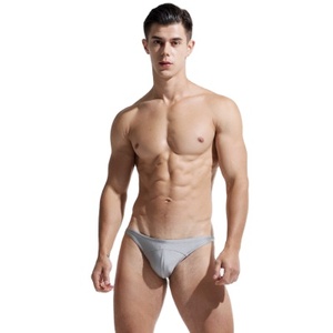 Fashion Design Personalizzato Logo di Nuoto Slip di Colore Solido Grande Rigonfiamento Sexy Perizoma Morbido degli uomini di <span class=keywords><strong>Costumi</strong></span> <span class=keywords><strong>Da</strong></span> Bagno - Product Image 2
