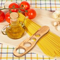 Outil de mesure pour pâtes spaghetti en bois avec 4 trous de portionnement, gadgets de contrôle de la portion pour la cuisine, accessoires de cuisson