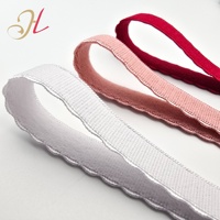 Bande élastique personnalisée en usine Mini bandes élastiques pour cheveux Picot Trim Sangle de soutien-gorge élastique de couleur réglable