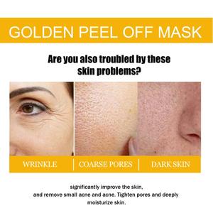 Hoygi Gold Peel Blackhead Limpia los poros 24K Gold Foil Peel-Off Control de aceite Reduce los poros Hidratante <span class=keywords><strong>SmoothSkin</strong></span> Care - Product Image 2