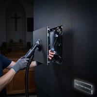 Mur vidéo LED d'intérieur à installation fixe GOB P3.0/P2.5/P2.0, écran LED pour église, écran pour lieu de culte, écran de scène, écran LED de fond de scène