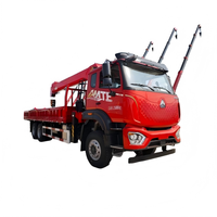 Camion grue SINOTRUK HOWO 6X4, capacité de levage, longueur de flèche à 5 sections