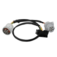 J1708 6-Pin OBD2 J1962 Splitter Y Cable Arnés de cableado de automóvil Tipo de lector de código