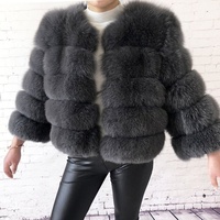 Manteau en fausse fourrure luxueux pour femmes, style court, personnalisable, veste courte en fourrure
