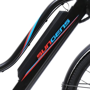 Vélo électrique de ville TXED Eurobike, moteur arrière sans balais, 26 pouces, <span class=keywords><strong>6</strong></span> vitesses, frein à disque, batterie au lithium - Product Image 5
