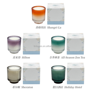 Vela Aromática <span class=keywords><strong>de</strong></span> Lujo en Frasco <span class=keywords><strong>de</strong></span> Vidrio, Fragancia para el Hogar, Aromaterapia, Recuerdo Bonito, Regalo Aromático para Masajes, Empaquetado al por Mayor - Product Image 3