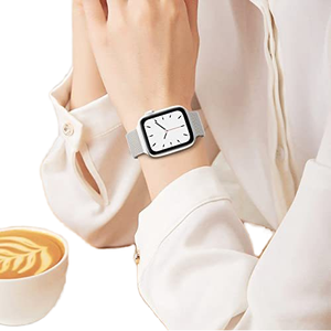 Correa de Reloj de Acero Inoxidable Ultrafina de Lujo de 18 mm para Apple S10 Mini, Nuevo Estilo, Bandas Transpirables - Product Image 5