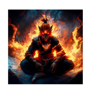 Rompecabezas Burning Heaven Enlightenment de 361 Piezas, Rompecabezas de Madera Irregular para Adultos, Alta Dificultad, Pintura Decorativa con Marco - Product Image 1
